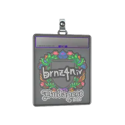 Sticker Slab | brnz4n (Embroidered) | Budapest 2025