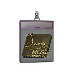 Sticker Slab | DAVEY (Gold) | MLG Columbus 2016