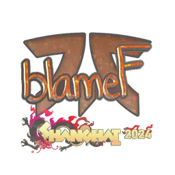 Sticker | blameF (Glitter) | Shanghai 2024