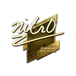 Sticker | nitr0 (Gold) | Boston 2018