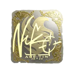 Sticker | NiKo (Gold) | Austin 2025
