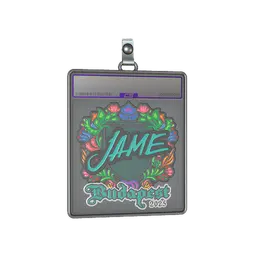 Sticker Slab | Jame (Embroidered) | Budapest 2025