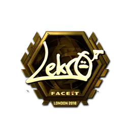 Sticker | Lekr0 (Gold) | London 2018