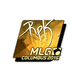 Sticker | RpK (Gold) | MLG Columbus 2016