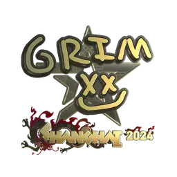 Sticker | Grim (Gold) | Shanghai 2024