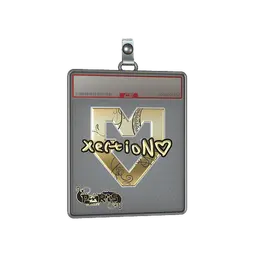 Sticker Slab | xertioN (Gold) | Paris 2023