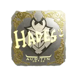 Sticker | hades (Gold) | Austin 2025