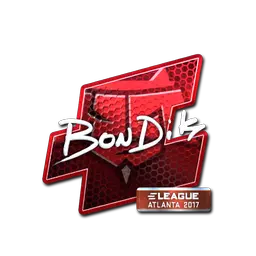 Sticker | bondik (Foil) | Atlanta 2017