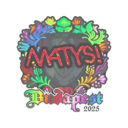 Sticker | MATYS (Holo) | Budapest 2025