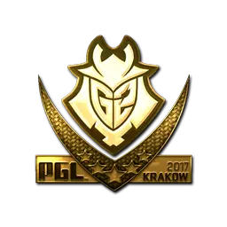 Sticker | G2 Esports (Gold) | Krakow 2017