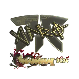 Sticker | afro (Gold) | Shanghai 2024