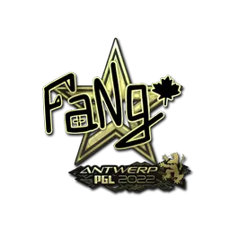 Sticker | FaNg (Gold) | Antwerp 2022
