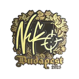 Sticker | NiKo (Gold) | Budapest 2025