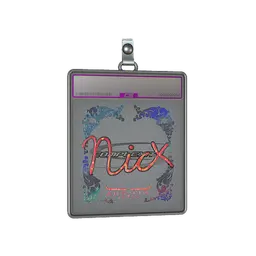 Sticker Slab | nicx (Holo) | Austin 2025
