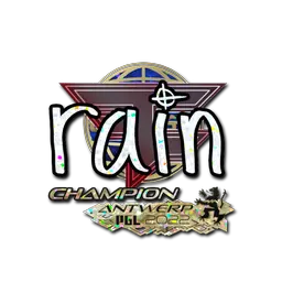 Sticker | rain (Glitter, Champion) | Antwerp 2022