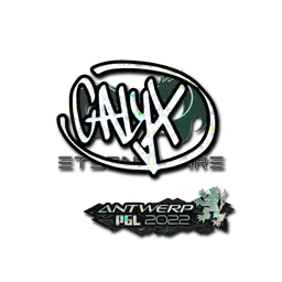 Sticker | Calyx (Glitter) | Antwerp 2022