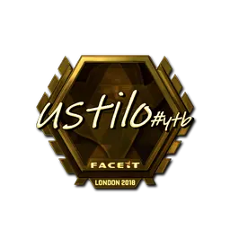 Sticker | USTILO (Gold) | London 2018