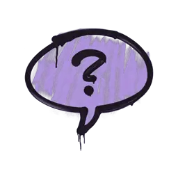 Sealed Graffiti | Question Mark (Violent Violet)