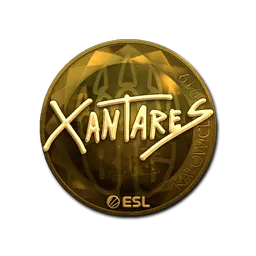 Sticker | XANTARES (Gold) | Katowice 2019