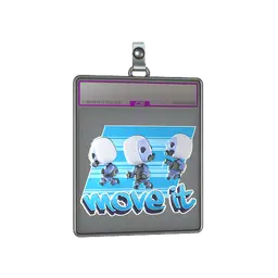Sticker Slab | Move It (Foil)