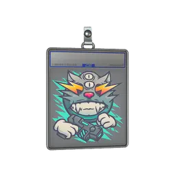 Sticker Slab | Zap Cat