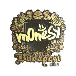 Sticker | m0NESY (Gold) | Budapest 2025