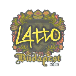 Sticker | latto | Budapest 2025