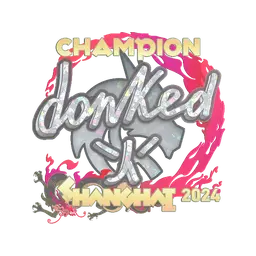 Sticker | donk (Glitter, Champion) | Shanghai 2024
