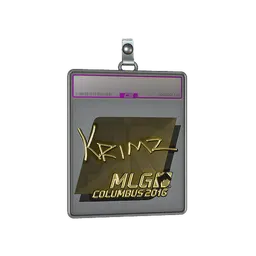 Sticker Slab | KRIMZ (Gold) | MLG Columbus 2016