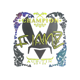 Sticker | FlameZ (Holo, Champion) | Austin 2025