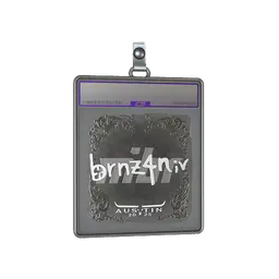 Sticker Slab | brnz4n (Foil) | Austin 2025