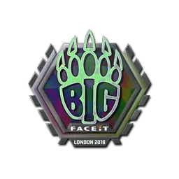 Sticker | BIG (Holo) | London 2018