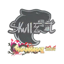 Sticker | skullz (Glitter) | Shanghai 2024