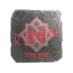 Sticker | riskyb0b (Foil) | Austin 2025