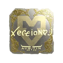 Sticker | xertioN (Gold) | Austin 2025