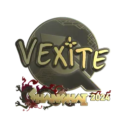 Sticker | vexite (Gold) | Shanghai 2024