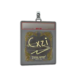 Sticker Slab | Cxzi (Gold) | Austin 2025