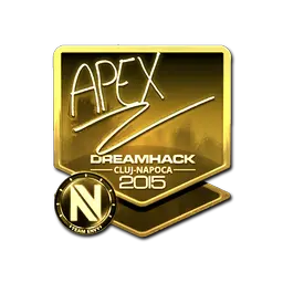 Sticker | apEX (Gold) | Cluj-Napoca 2015