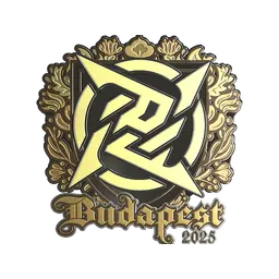 Sticker | Ninjas in Pyjamas (Gold) | Budapest 2025