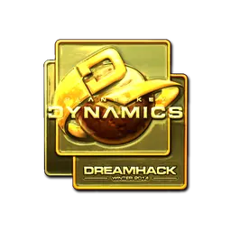 Sticker | Planetkey Dynamics (Gold) | DreamHack 2014