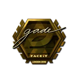 Sticker | gade (Gold) | London 2018