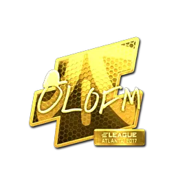 Sticker | olofmeister (Gold) | Atlanta 2017
