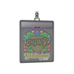Sticker Slab | FlameZ (Embroidered) | Budapest 2025
