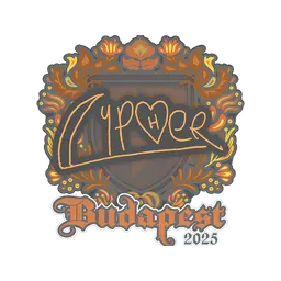 Sticker | Cypher | Budapest 2025