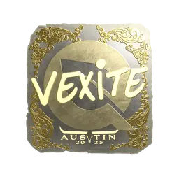 Sticker | vexite (Gold) | Austin 2025