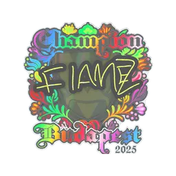 Sticker | FlameZ (Holo, Champion) | Budapest 2025