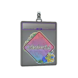 Sticker Slab | w0nderful (Glitter) | Rio 2022