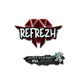 Sticker | refrezh (Glitter) | Antwerp 2022