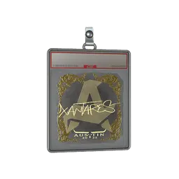 Sticker Slab | XANTARES (Gold) | Austin 2025