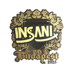 Sticker | insani (Gold) | Budapest 2025